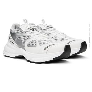 Axel Arigato White & Silver Marathon Sneakers